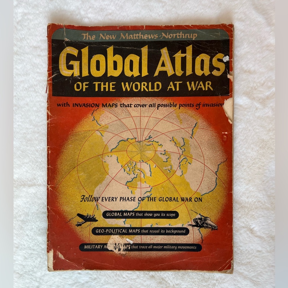 1943 Global Atlas of the World at War